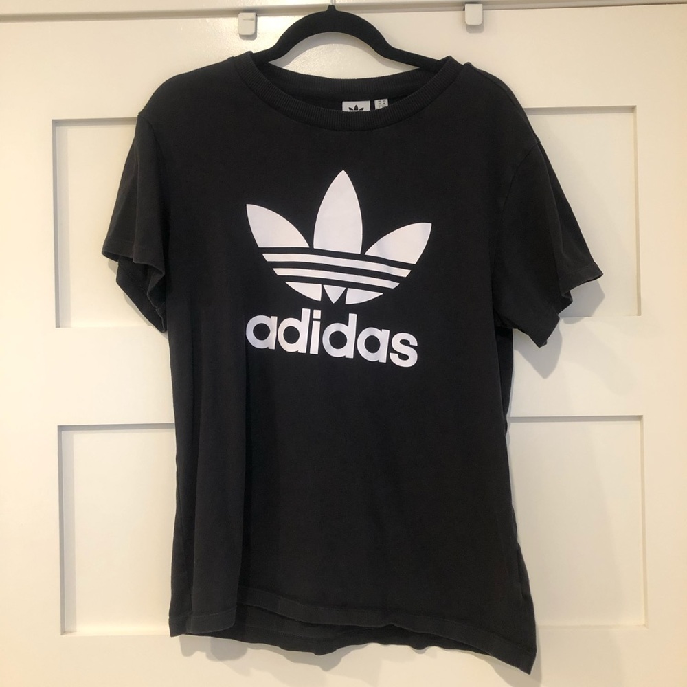 Adidas Basic Trefoil Tee Black- M - image 1